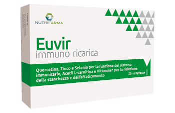 confezione integratore alimentare euvir immuno ricarica di nutrifarma